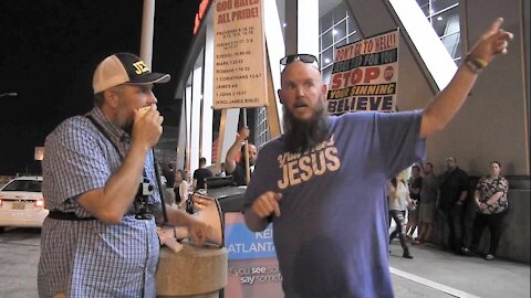 HELLsong (Hillsong) Concert Street Preaching - HYPOCRITES ABOUND - Kerrigan Skelly