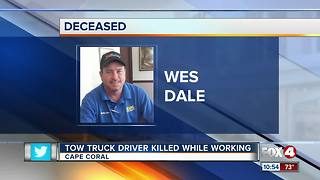 Tow Truck Driver Killed While Working