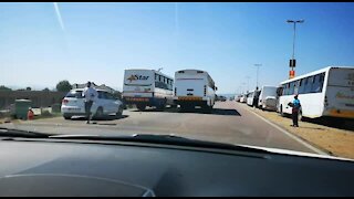 SOUTH AFRICA - Polokwane - ZCC busses on the road to Moria (cell image and videos) (pqt)