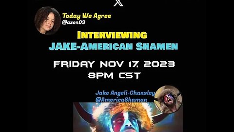 LIVE Sit down with Jake Chansley “Q Anon Shaman”