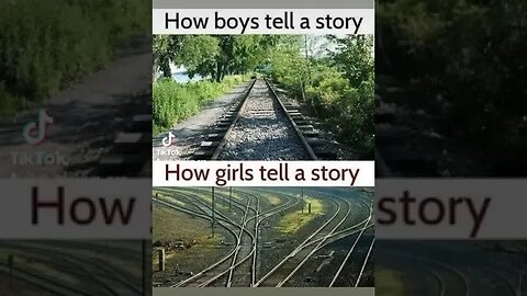 I wonder how girl tell stories