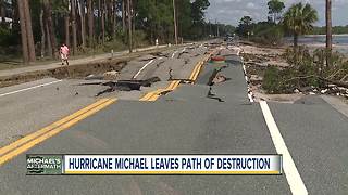 Hurricane Michael leaves path of destruction