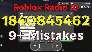 Mistakes Roblox Radio Codes/IDs