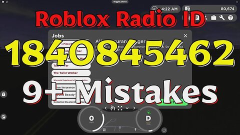 Mistakes Roblox Radio Codes/IDs