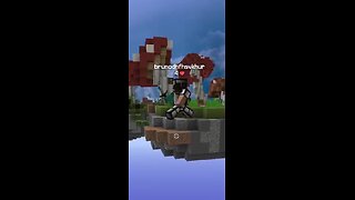 Minecraft Skywars Classic Clutch [Minecraft PvP Highlights | #shorts]