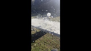 45 ACP VS ICE BLOCK!