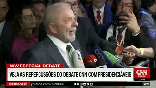 Lula (PT) analisa participação no primeiro debate do segundo turno | @SHORTS CNN
