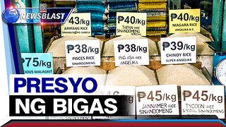 Presyo ng bigas, inaasahang bababa sa mga susunod na Linggo ayon sa isang grupo