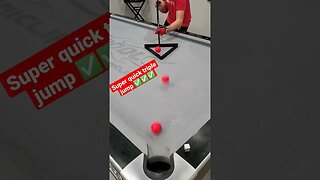 Super Quick Triple Jump! 🔴🔴🔴✅ #shorts #billiards