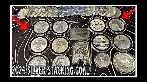 My 2024 Silver stacking goal!!