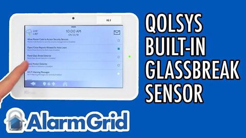 Enabling the Qolsys IQ Panel 2 Built-in Glass Break Sensor