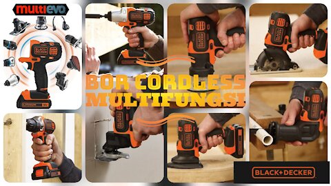 Cordless Drill 18V Black & Decker Multi Evo