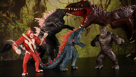 New 3 Godzilla X Kong The New Empire Toys #Unboxed Battle Roar Skar King, Godzilla Monsterverse