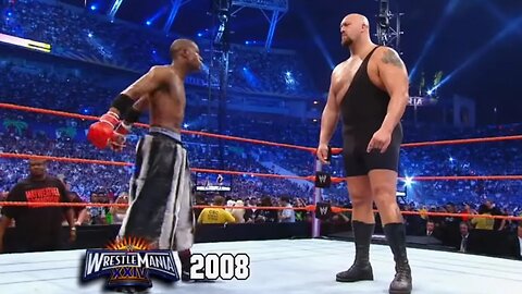 Floyd Mayweather knocks out The Big Show at WWE Wrestlemania 2008