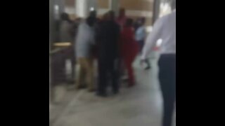 WATCH: EFF in fistfight at North West State of the Province Address (KyU)