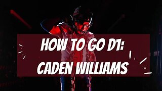 How To go D1 - Caden Williams 2024 recruit Edition (Tips For Runningbacks)