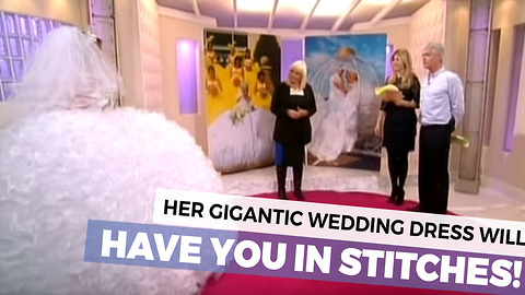 Giant Wedding Dress Will Have You In Stitches