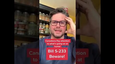 Canadians Wake Up And Watch This Video About Bill S-233