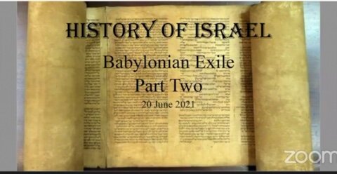 History of Israel Babyloinian Exile
