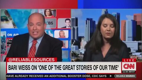 Bari Weiss confronts Brian Stelter - The World Has Gone Mad