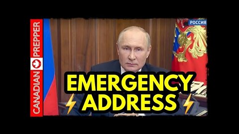 Alert! Emergency Address By Putin, Election Chaos!Border Evacuation,Invasion,Nuke Simulation03/15/24