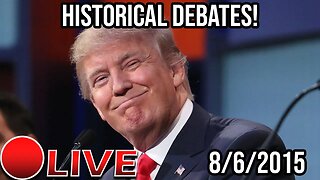 Reacting To Historical Debates! [8/6/2015 GOP Primary Debate]