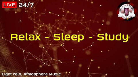 🔴☔ Relax, Sleep, Study | 7 HOURS | Light Rain | Ambience | Study Music | Rain Sounds for Sleep
