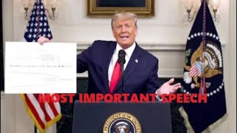 Trump's most important speech - Reading between the lines #16