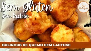 Bolinhos de Queijo Sem Lactose - Sem Glúten