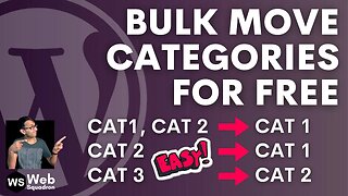 Bulk Move Wordpress Categories for Free - BulkMove Plugin - Wordpress Tutorial