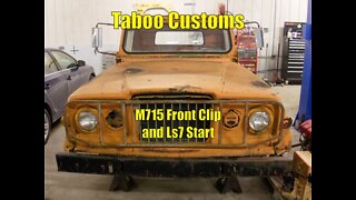 M715 Project - Front Clip Disassembly & LS7 Startup