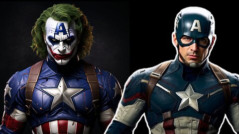 Marvel and DC superheroes but The Dark Knight movie Joker Version🌟 #marvel #dc #avengers #superhero