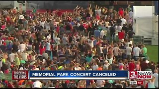 Memorial Park concert canceled