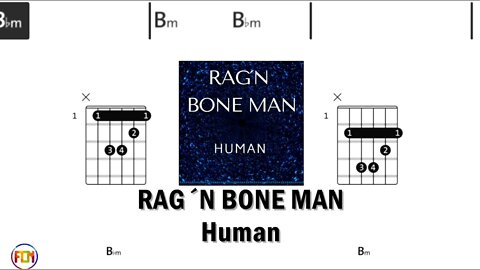 RAG´N BONE MAN Human - FCN Guitar Chords & Lyrics HD