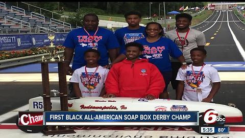 First black all-American soap box derby champ