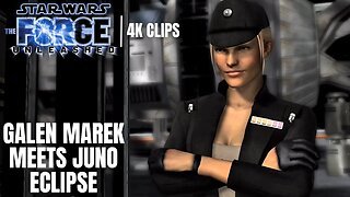 Starkiller (Galen Marek) Meets His New Pilot Juno Eclipse | Star Wars: The Force Unleashed 4K Clips
