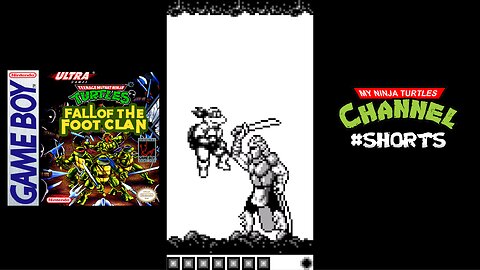 TMNT Fall of the Foot Clan 1 Minute Review Nintendo Gameboy Teenage Mutant Ninja Turtles Video Game