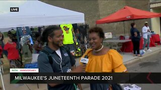 TMJ4 Photojournalist Gideon Verdin-Williams conducts surprise on-air interview