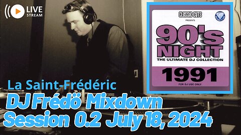 DJ Mixdown Testing Virtual DJ App - 1990's Eurodance w/ DJ Frédö