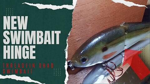 New Swimbait Hinge Trial - Threadfin Shad Swimbait