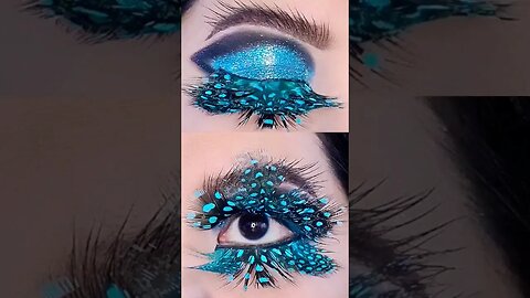 Creative Eye Art Makeup Design #shorts #shortvideo #viral #lipswatches #trending #fyp #short