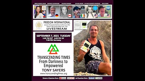 Tony Sayers - "From Darkness to Empowered" @ QN Freedom Int'l Live
