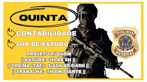 #72 Estude Comigo | Polícia Federal Agente/Escrivão || PCSP 👉 Motivação p/ o Combate