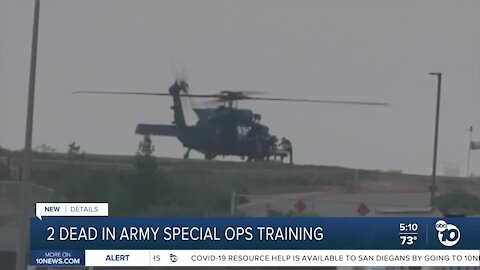 Army Special Operations soldiers killed in crash