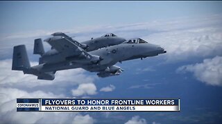 Michigan Air National Guard, Blue Angels to perform flyover of Michigan