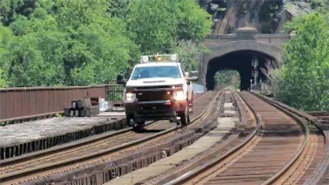 CSX High Rail Truck from Harpers Ferry, West Virginia June 27, 2021