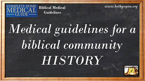 BGMCTV Biblical Medical guidelines 002