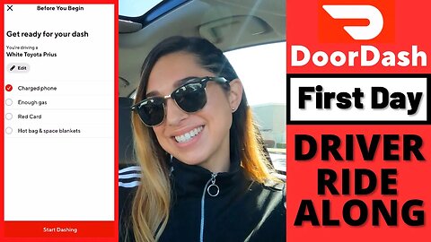 DoorDash Driver First Day Ride Along (Part 1)