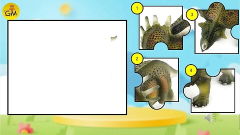 Tonton video menyusun Puzzle gambar hewan styracosaurus yuk, menyusun puzzle