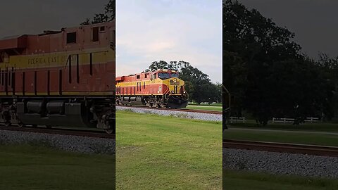 Florida East Coast Railway FEC-107 at Daytona Beach Golf Club August 6 2023 #railfanrob #fec107